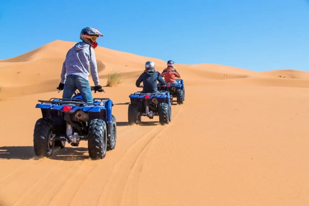 Balade en Quad à Merzouga 1 Heure + Sandboarding Gratuit