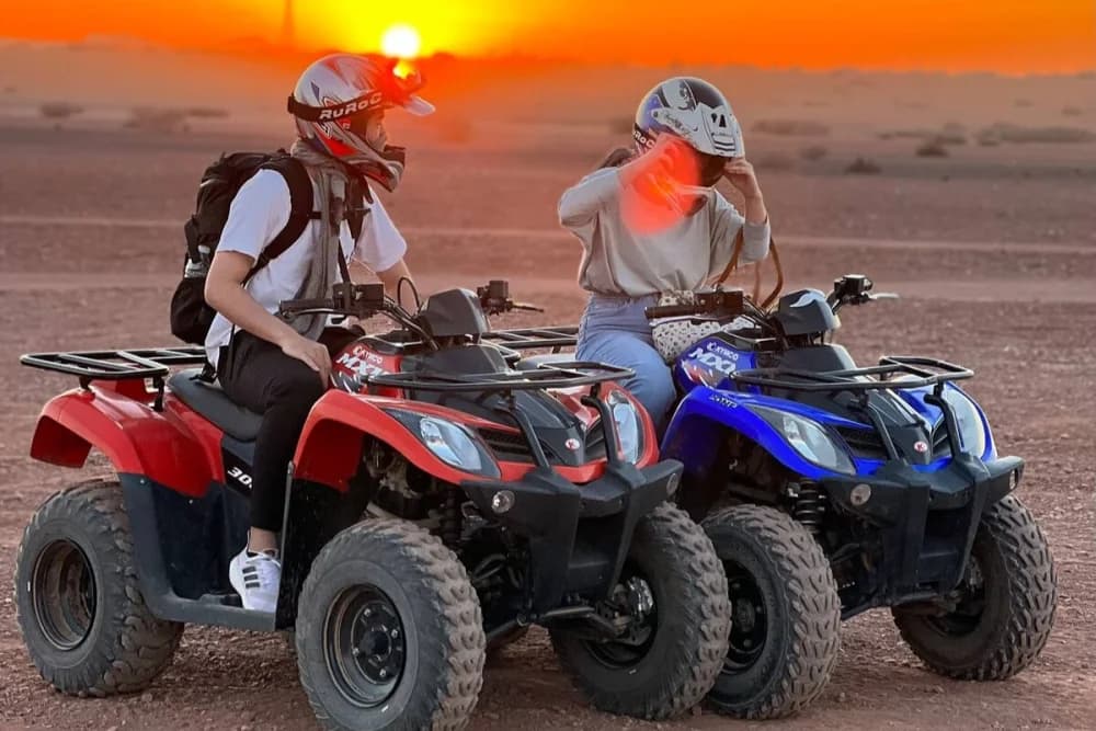 Aventura en Quad por Taghazout (1h30) + Visita a Granja, Té y Acceso a Piscina + Espectáculo Bereber