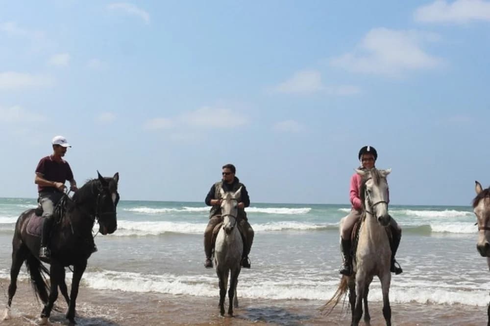 Strandrit Tangier te Paard 1 Uur - Daglicht of Zonsondergang - 3